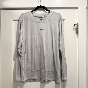 Icebreaker Men's 125 ZoneKnit Merino Thermal Long Sleeve Shirt XL Grey Outdoor